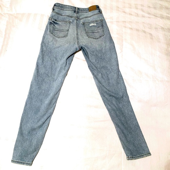 American Eagle size 0 skinny jeans with rips - Picture 1 of 16